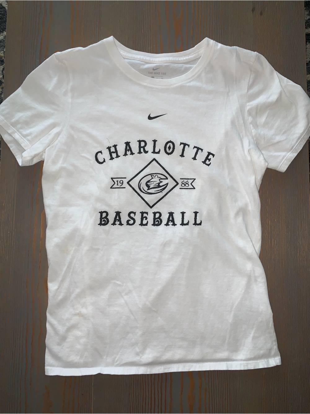 Nike White Women’s Charlotte Knights Baseball Graphic Tee